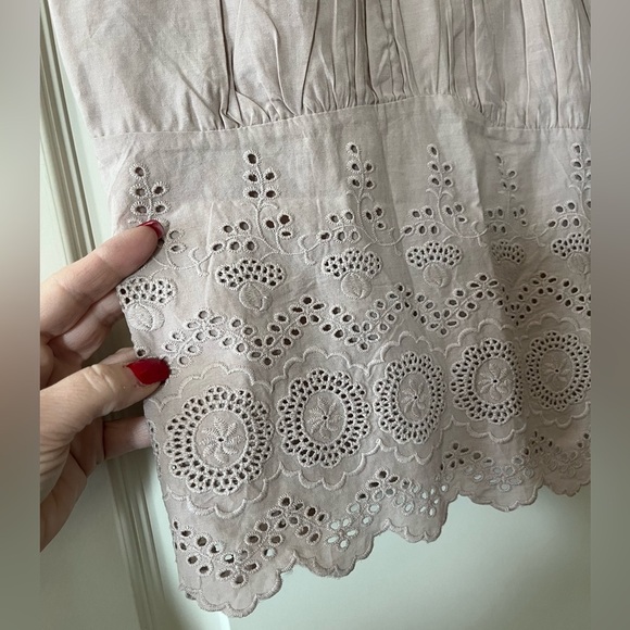 Kirious Brand Tan Embroidered Style Adjustable Camisole Women’s Size Medium - Picture 8 of 13